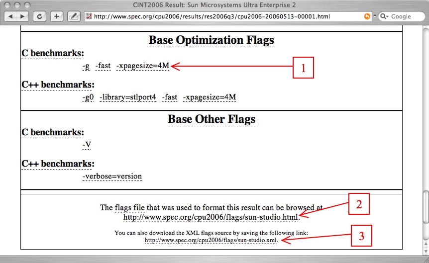 screenshot of CPU 2006 result 0001