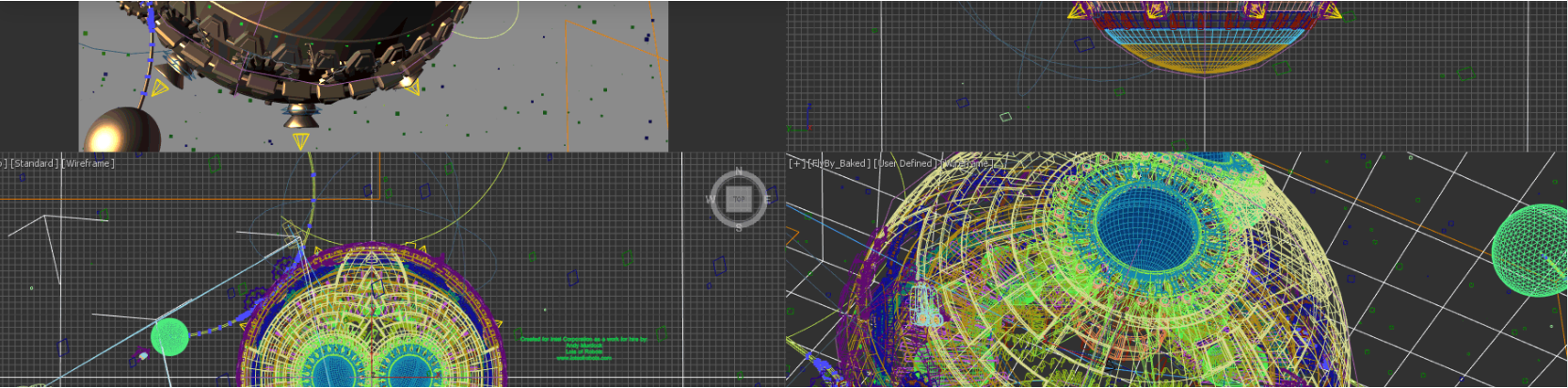 Screenshot of a model in the SPECapc for 3ds Max 2020 benchmark